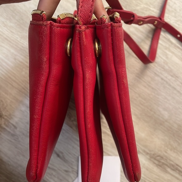 Authentic Celine Trio Small Lambskin Leather Crossbody Bag - Picture 5 of 8